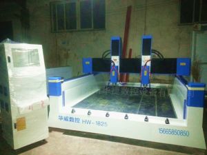 包头石拐区HW1825双头重型石材雕刻机