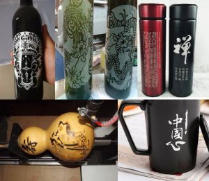 包头石拐区酒瓶葫芦工艺品激光雕刻机